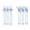 Blue, variant on Silicone Cable Ties - Reusable Cord Organizer for Earphone, Charger & Computer Cords | 6-Pack Flexible Elastic Cable Management Straps