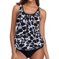 thumbnail image 2 of Women Tankini Swimsuit Tummy Control Top With Shorts Two Piece Bathing Suit, 2 of 6