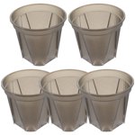 5pcs Plastic Gardening Pot Planter Pot Flower Pot Flower Container Plant Pots