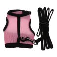 thumbnail image 1 of GROWTH TANK Pet Supplies Vest Harness & Leash For Hamster Rabbit Squirrel Guinea Pig Ferrets Pink M, 1 of 9