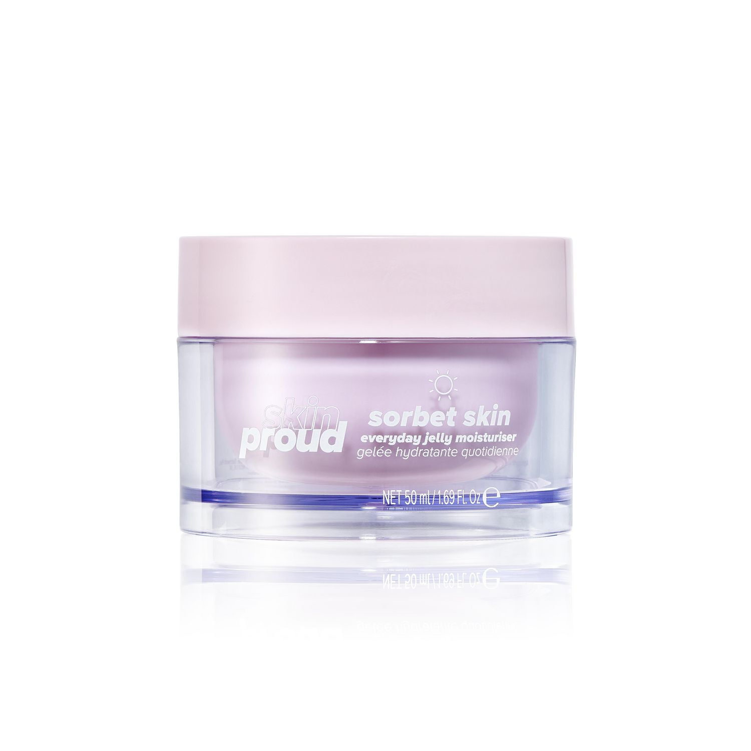 Skin Proud - Sorbet Skin - Gelee Hydratante Quotidienne, Sans Huile, 100% Vegan (50ml)