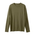 thumbnail image 4 of LUOGENLI Chandail pour Homme à Fermeture Éclair Sans Capuchon Homme Automne et Hiver Lisse Confortable Léger Drapé Doux Peau Texturé Ajusté Col Rond Manches Longues Chandail pour Homme à Fermeture Éclair 3TG Vert Taille TTTG, 4 of 8