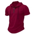 thumbnail image 1 of Timegard Tank Tops Men Crewneck Side Split Solid Color Basic Tee Casual Workout Sleeveless Shirts, 1 of 4