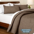 thumbnail image 2 of Bare Home Down Alternative Comforter Set - 3-Pieces - All Seasons - King, Heather Taupe, 2 of 5