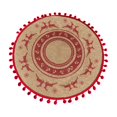 thumbnail image 2 of Aodebiao Napperon Rond Tissé Festif Tapis de Table des Fêtes Résistant à la Chaleur Facile à Nettoyer Réutilisable Décoration de Souper de Noël Fête Cuisine Salle à Manger Protection, 2 of 7