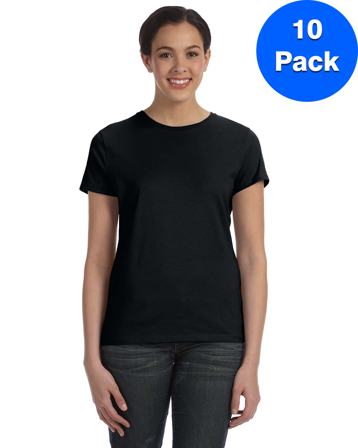 Hanes T-Shirt Perfect-T pour Femmes - SL04 (Lot de 10)