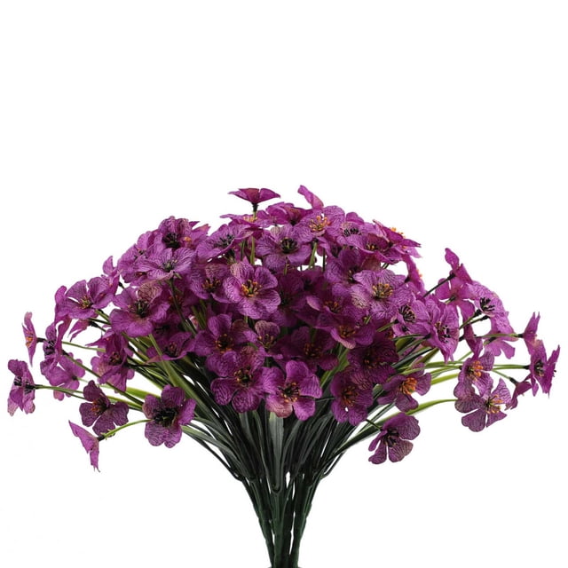 Flowers Artificial for Decoration,Flowers for Decoration Simulation Violet Artificial Flowers Outdoor Protection Artificial Flowers Garden Decoration Artificial Flowers