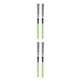 thumbnail image 1 of ZLight 2 Pieces Drum Brush Practicing Prop High-carbon Steel Firm Structure Cajon Stick Professional Instrument Supplies Sticks Green 2Set, 1 of 6