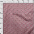 thumbnail image 3 of oneOone Popeline de Coton Rose Tissu Floral Matière de Robe Tissu Imprimé Tissu au Mètre 56 Pouces de Large, 3 of 4