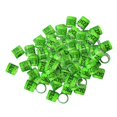 thumbnail image 3 of 100 Pcs Anneaux Dove en Aluminium Plastique Ronds Clips Anneaux de Jambes Bandes Pigeons, 3 of 9