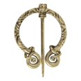 thumbnail image 2 of Retro Classy Penannular Spiral Brooch Amulet  Scarf Shawl Pin Antique Copper 4, 2 of 6