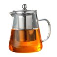 thumbnail image 1 of Zaqw 1300ml Borosilicate Glass Teapot Clear Heat Ergonomic Handle, 1 of 8