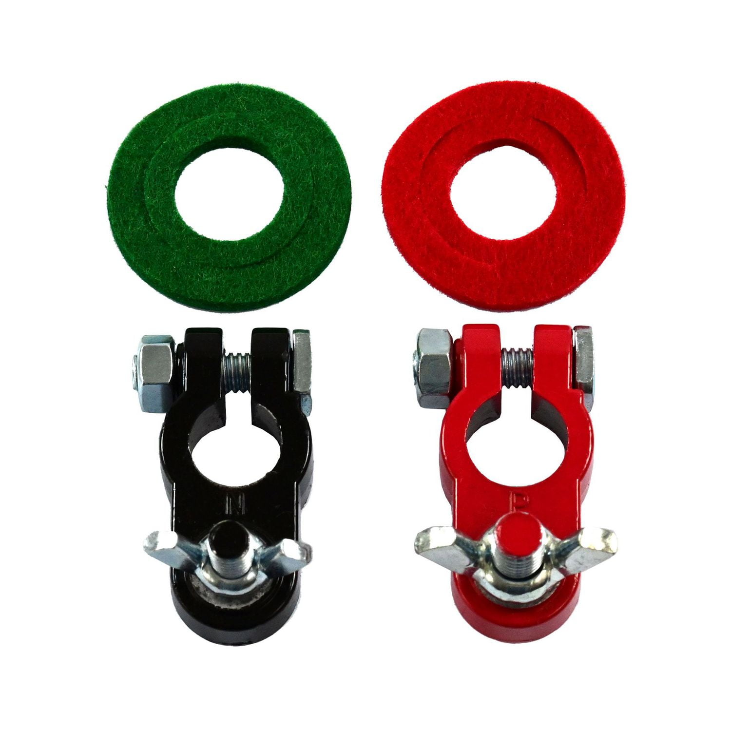 Schumacher Electric Coated Marine Terminal End for 3/8-Inch and 5/16-Inch Posts, BAF-MT2