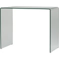 thumbnail image 4 of Heavenly Collection Glass Medium Console in Clear, Clear Glass Medium Console, Un-tempered Glass Medium Console, Bent Glass Medium Console, Waterfall Medium Console, Glass Medium Console Table, 4 of 9