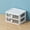 Clear, variant on Transparent Acrylic Desktop Storage Box | 6-Grid Organizer with Dustproof Lid for Girls Hair Accessories Jewelry Makeup | Clear Plastic Drawer Style for Desk Vanity Bathroom