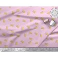 thumbnail image 3 of Soimoi Pink Silk Fabric OMG Text Fabric Prints By Yard 42 Inch Wide, 3 of 5