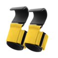 thumbnail image 2 of S SERENABLE 2 Pieces Weight Lifting Hooks Wrist Support for Bodybuilding Deadlifting Gym Yellow, 2 of 9