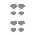 thumbnail image 1 of mmirethe Semelles Souples Talon Talon pour Talons Hauts Support Talon Réparation Bâton Gris Clair 2Set, 1 of 6