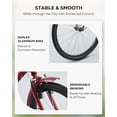 thumbnail image 4 of 24 Inch Folding Adult Tricycle 7 Speed Trike with Removable Basket Red, 4 of 8
