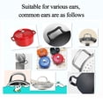 thumbnail image 2 of TIMIFIS Kitchen Gadgets New Silicone Pot Handle Set Kitchen Tool Pot Handle Earmuffs Three-piece Set, 2 of 7