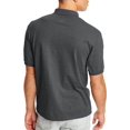 thumbnail image 2 of Hanes Mens CottonBlend EcoSmart Jersey Polo With Pocket 2-Pack, S, 2 of 5