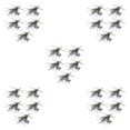 thumbnail image 1 of Baohd 5pcs/set Lifelike Artificial Flower Arrangement Low Maintenance And Realistic purple 5Set, 1 of 6