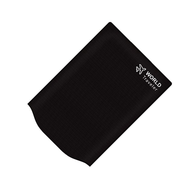 pitrice Non-woven Travel Luggage Cover Dustproof Stylish Sticker Type Detachable Simple Style Suitcase Bag Protector Guard Black 28inch