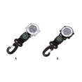 thumbnail image 3 of Baohd Fashionable multifunctional suitable hiking compass resistant, explorer, hands, nylon atmospheric, multifunctional Black dial, 3 of 6