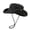 Black, variant on Breathable Wide Brim Boonie Hat Outdoor Mesh Sun Cap For Men Women Travel Fishing Hiking Camping Beach Summer