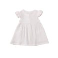 thumbnail image 1 of Xingqing Robe Tunique à Volants en Coton Biologique pour Bébés Filles, Coupe Évasée, Robe d'Été Princesse, 1 of 8
