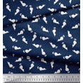 thumbnail image 2 of Soimoi polyester Crepe Fabric Floral & Cat Animal Printed Fabric 1 Yard 42 Inch Wide, 2 of 3