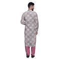 thumbnail image 5 of Atasi Mens Rayon Pathani Kurta Solid Salwar Set Printed Punjabi Kurta For Men, 5 of 5