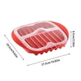thumbnail image 2 of Product Category Baking Trays & Trays – Microwave Tray with Lid Splatter Guard for Easy Kitchen Cooking Bakeware Dishwasher Safe Tray Design, 2 of 5
