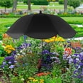 thumbnail image 3 of Tyidzon Tools Large Garden Parasol With Plant Stake Outdoor Sunlight Shade And Rain Protection Umbrella For Potted Plants, 3 of 5