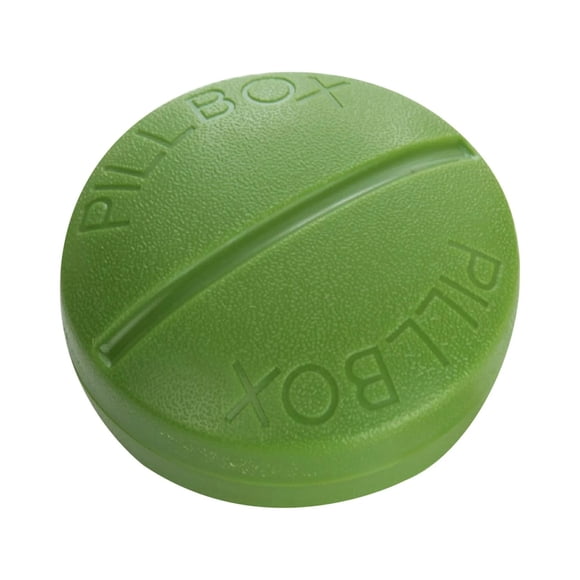 Étui Organisateur de Rangement Portable pour Capsules et Comprimés à 4 Compartiments, Forme Ronde, pour Voyage