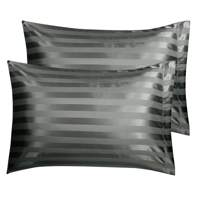 Unique Bargains Taies d'Oreiller en Satin Housses d'Oreiller