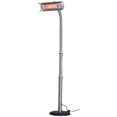 thumbnail image 1 of Fire Sense Chauffage de Patio Infrarouge en Acier Inoxydable à Mât Déporté Télescopique avec Roues / 1500 Watts / Base Lestée / Système de Protection contre le Basculement / Convient à l'Intérieur et à l'Extérieur, 1 of 4