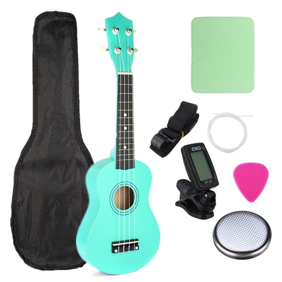 YQSDG 21" Acoustic Basswood Ukulele Starter Kit with Carrying Bag and more