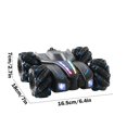 thumbnail image 3 of Dvkptbk Remote Control Vehicles Double Spray Remote Control Stunt Drift Car Four-Wheel Drive Power with Light Music Double-Sided Car Children's Toys Car Model, 3 of 6