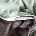 thumbnail image 4 of Maplenight Ensemble de Literie Simple Premium 3 Pcs, Ensemble de Draps, Draps Rafraîchissants pour Dormeurs Ayant Chaud - Polyester Doux, Design Élégant Réversible, Vert Lavable à la Machine, 4 of 6