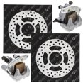 thumbnail image 1 of Niche Front Brake Rotor Caliper Kit for Yamaha Grizzly 600 5LP-2580T-00-00 MK1007973, 1 of 5