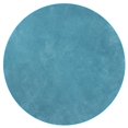 thumbnail image 1 of HomeRoots 349767 Tapis Rond en Polyester Surligneur Bleu 8 Pieds, 1 of 2