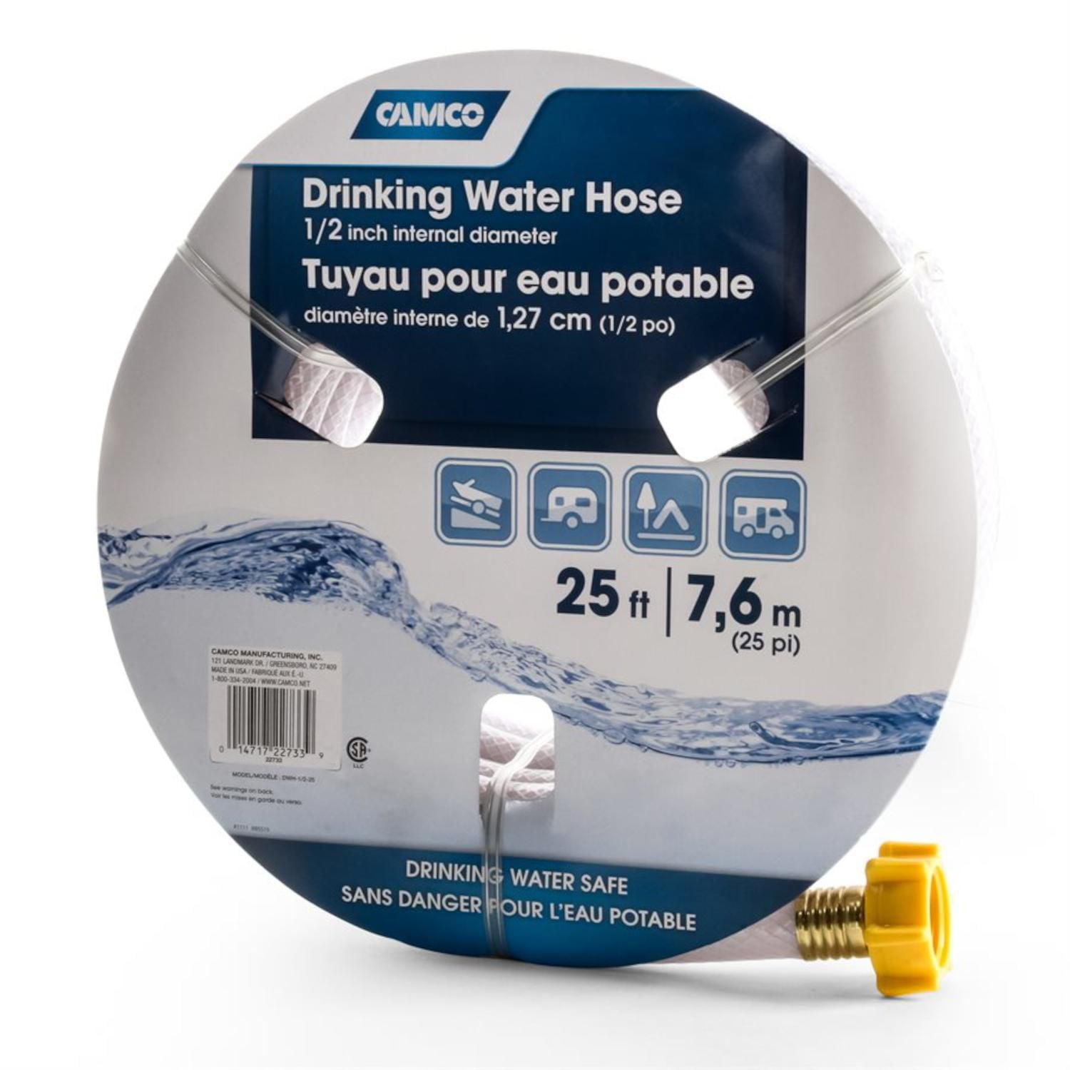 Tuyau d'eau potable TastePURE de 25 pieds de Camco