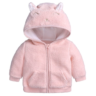 Kcodviy Manteau d'Hiver pour Bébés Filles de Plusieurs Couleurs Veste Enfants Oreilles de Lapin Veste à Capuche Vestes de Course pour Filles Polaire Fermeture Éclair Épaissie Coupe-Vent Vêtements pour Filles Taille 4T Manteau Chaud Nouveau-Né