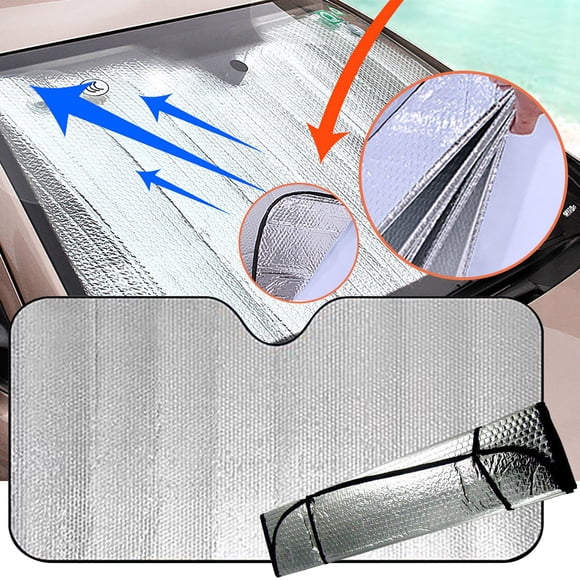 Dvkptbk Windshield Sunshade Front Windshield Sunshade for Car Truck SUV-Blocks Rays Sun Visor Protector Tools on Clearance
