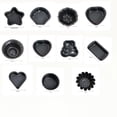 thumbnail image 2 of 4in Kids Baking Compatible Easy | Pan Nonstick Steel Oven Pans With For Girls Or Boys Mini Cake Non Stick Heart Round Square Cartoon Pattern Baking Tools Small Cake Mould Can Sealer Mylar Sealer Hands, 2 of 3