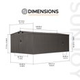 thumbnail image 3 of Sunjoy 13 ft. x 20 ft. Abri extérieur, Carport, Tan, 3 of 11