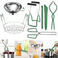 thumbnail image 1 of CNKOO Canning Kit  7 Pcs Canning Supplies Starter Kit  Food Grade Stainless Steel Canning Set for Beginner  Canning Essential Tools for Water Bath & Pressure Canner  Green, 1 of 8