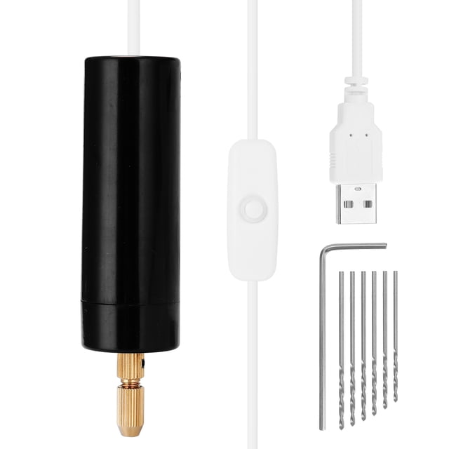 Labymos Handheld Portable Mini Multi-function Electric Grinder USB Mini Electric Drill Wood Circuit Board Plastics