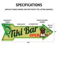 thumbnail image 4 of SignMission P-ARROW-999568 18 Po. Panneau Flèche Tiki Bar, 4 of 4